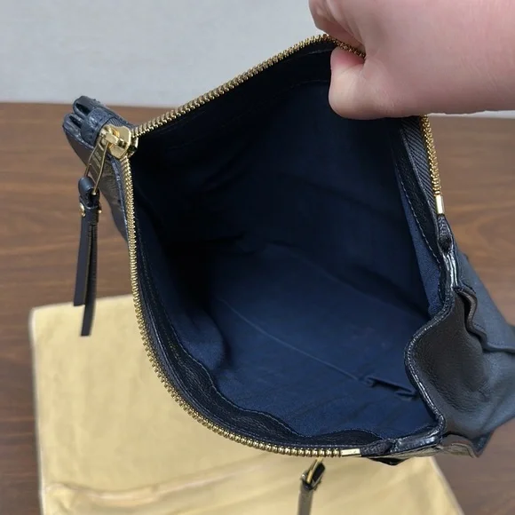 Louis Vuitton Bleu Infini Monogram Empreinte Leather Petillante Clutch - Picture 12 of 15